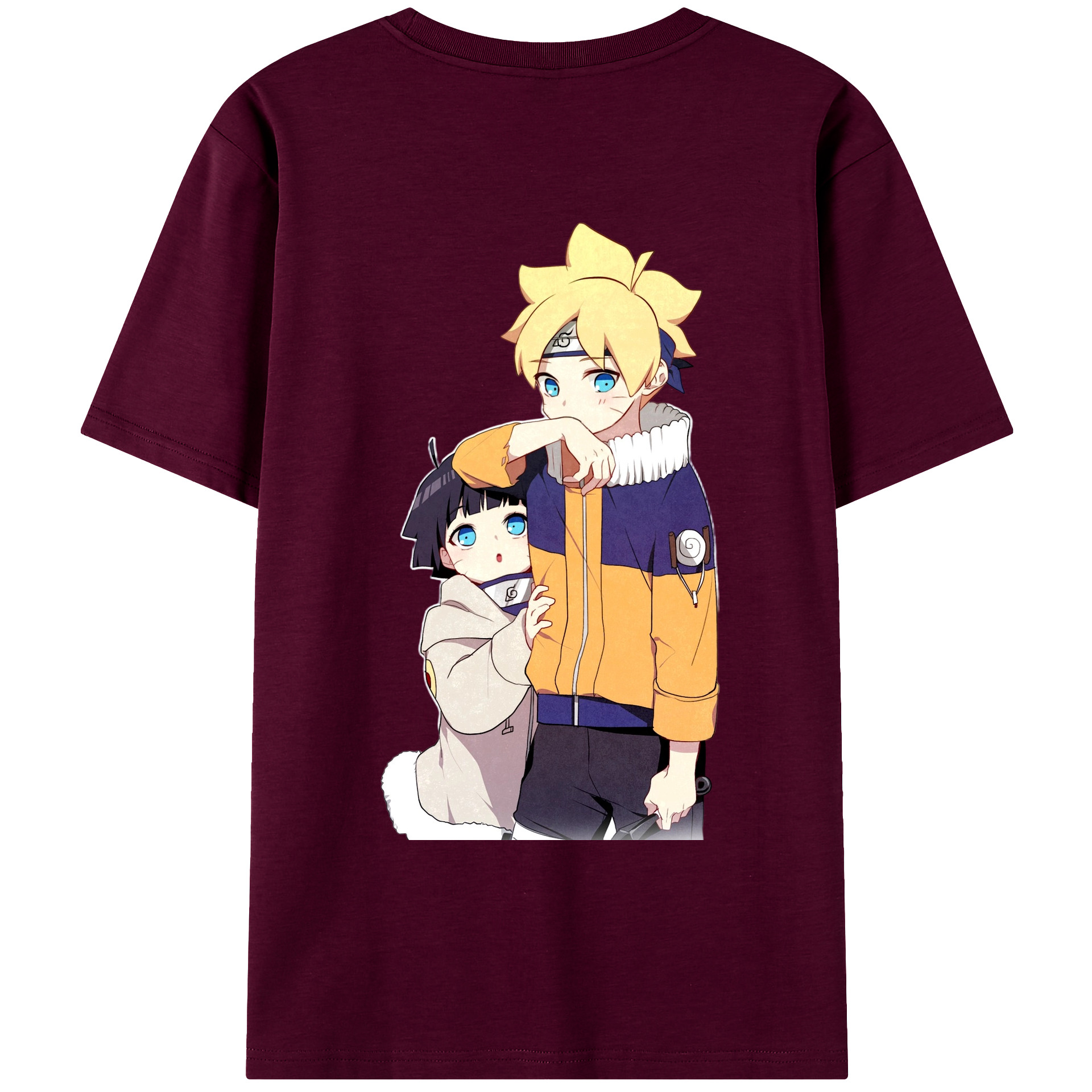 （画像用） NARUTO -ナルト- うずまき ボルト Uzumaki Boruto レディース半袖Tシャツ(バックプリント)